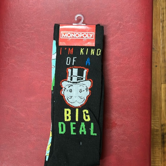 Monopoly Socks 2 pairs New - Picture 1 of 2